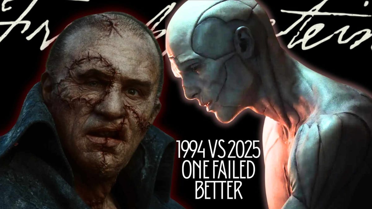 The Perfect Frankenstein Script Was Written in 1993. Two Directors Tried to Film It. Both Failed. But One Failed Better.